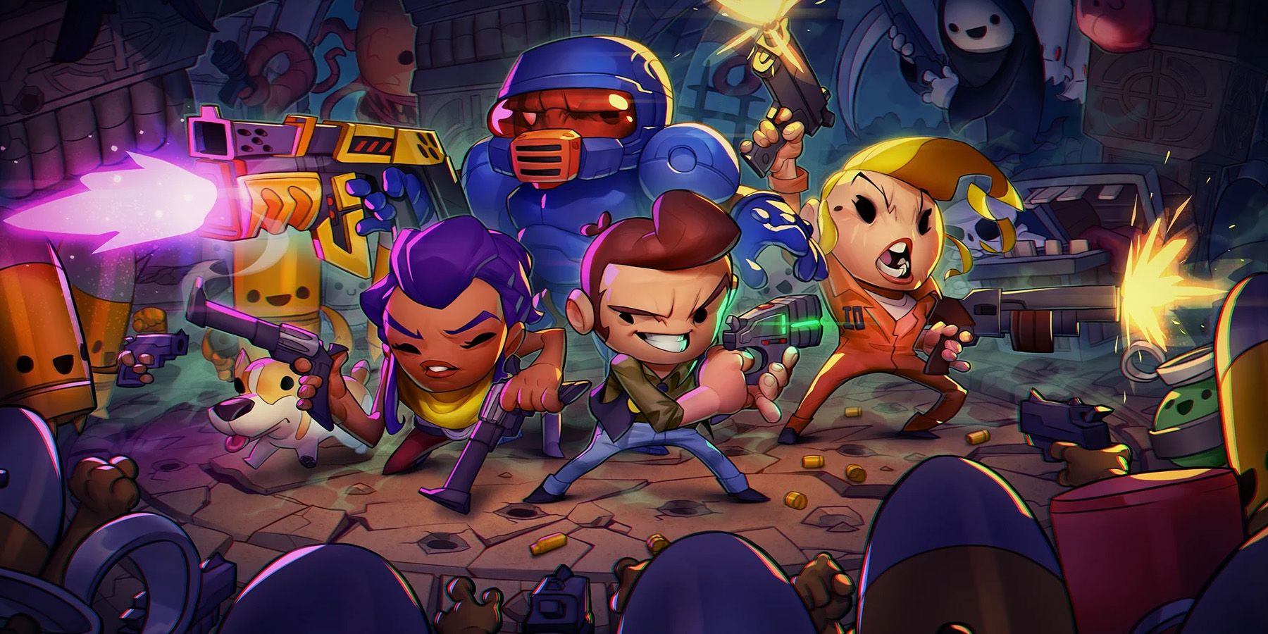 An image of characters from Enter the Gungeon