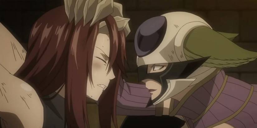 Erza captured and tortured by Kyoka in Fairy Tail