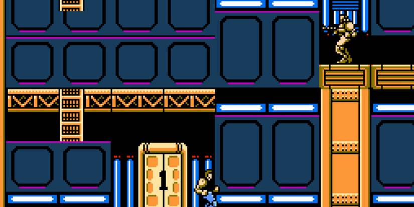 Exploring a level in Power Blade