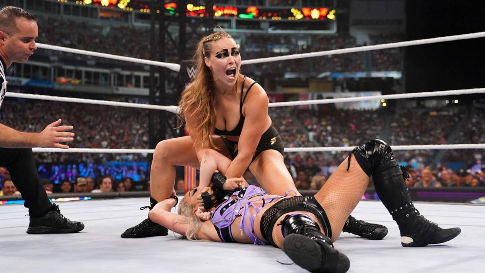 Ronda Rousey and Liv Morgan SmackDown Women's Championship match at SummerSlam 2022