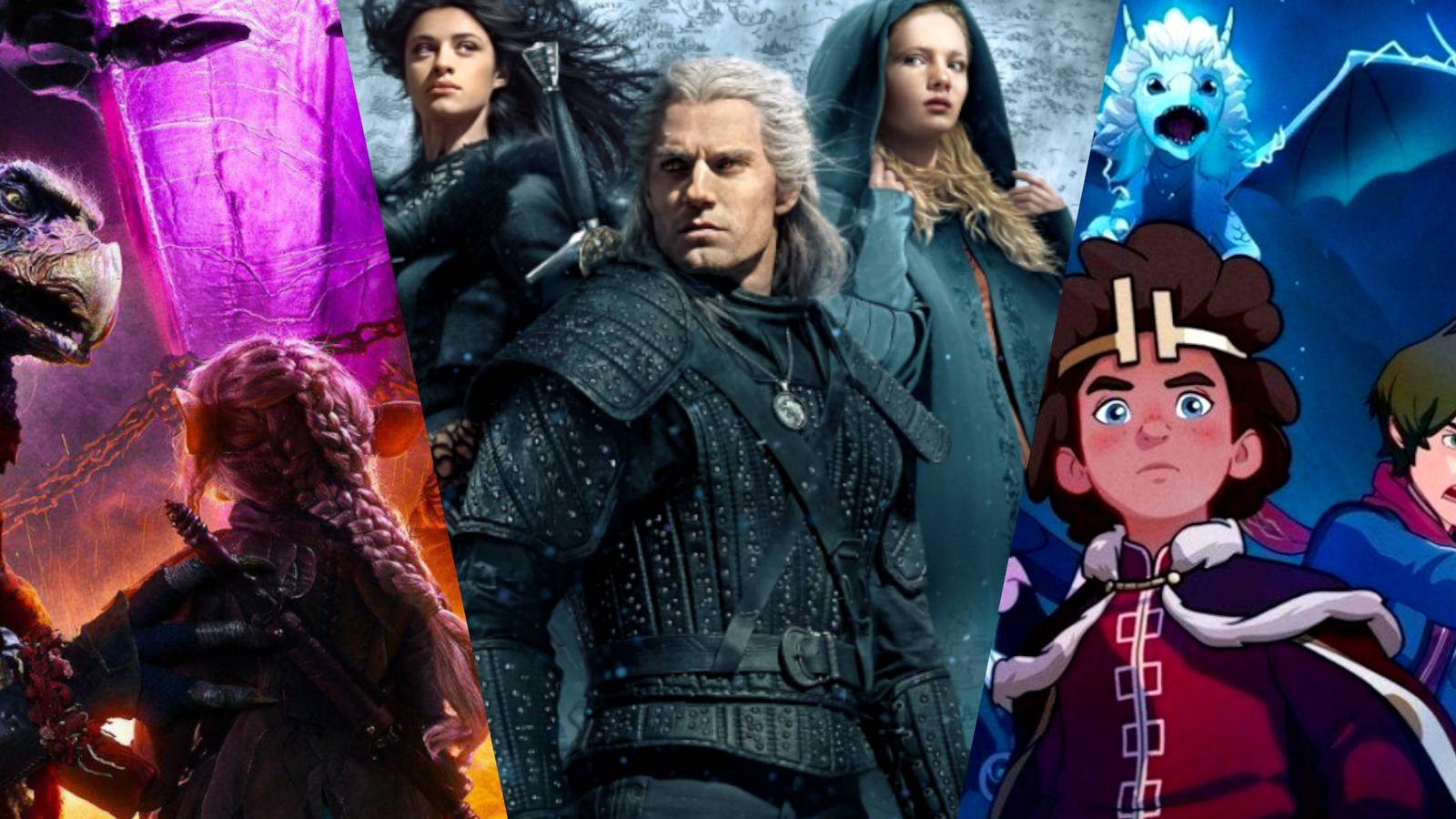 Fantasy Series for Dota Dragon Blood fans The Dark Crystal: Age of Resistance, The Witcher, Dragon Prince gaming and series adaptations Netflix