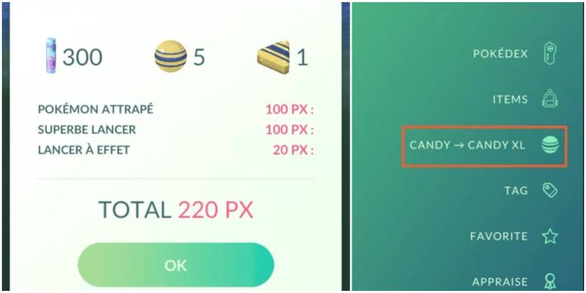 Farming Candy XL Pokemon GO
