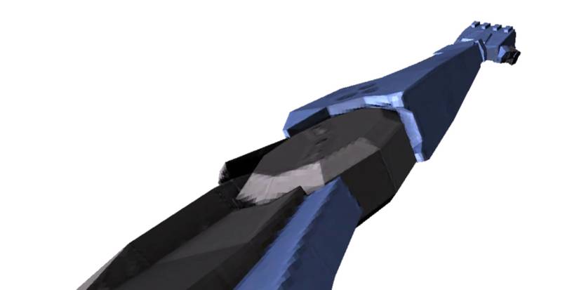 The player is punching with the arm called Feedbacker in Ultrakill