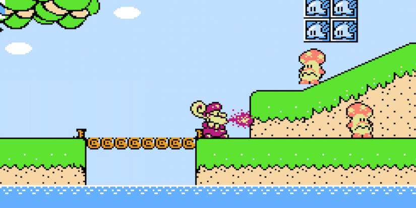 Fighting enemies in Don Doko Don 2