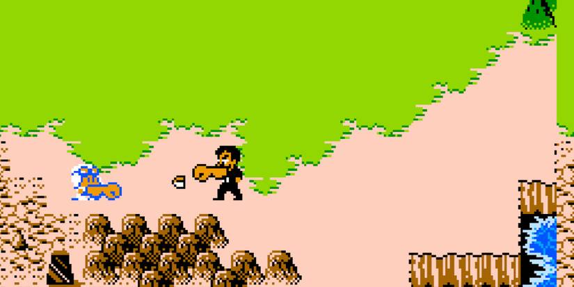 Fighting enemies in Famicom Jump Eiyuu Retsuden