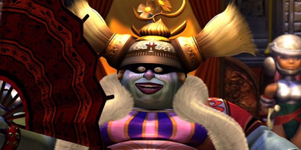 Queen Brahne's first appearance in Final Fantasy 9