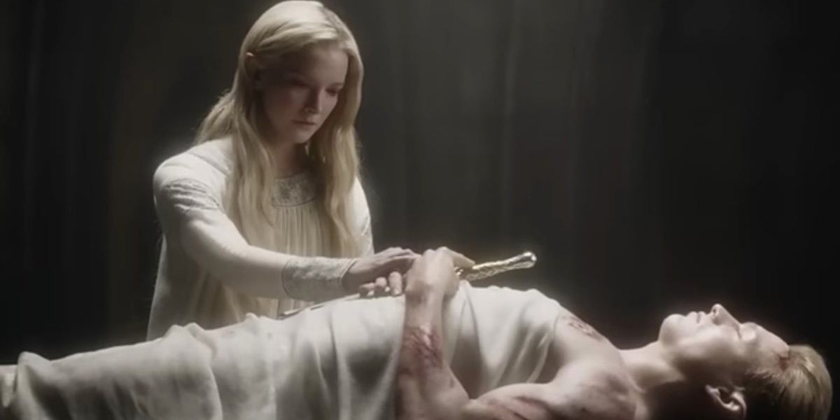 Galadriel and Finrod in The Lord of the Rings: The Rings of Power