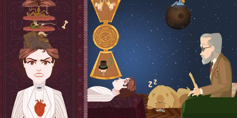 Patient and Freud in Freud's Bones