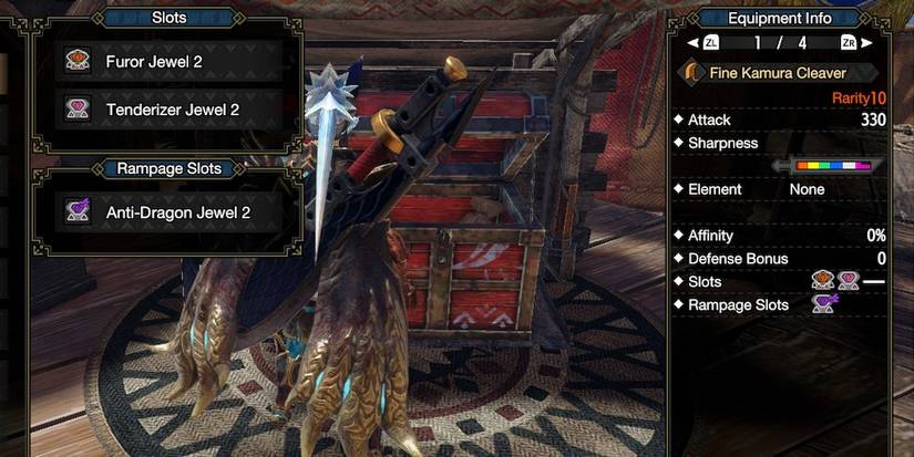 Great Sword Fine Kamura Cleaver Stats, Decorations