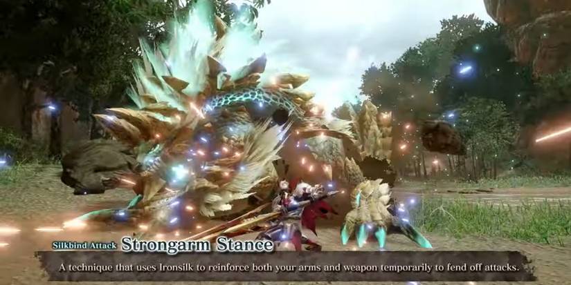 Great Sword Strongarm Stance counters attacking Zinogre