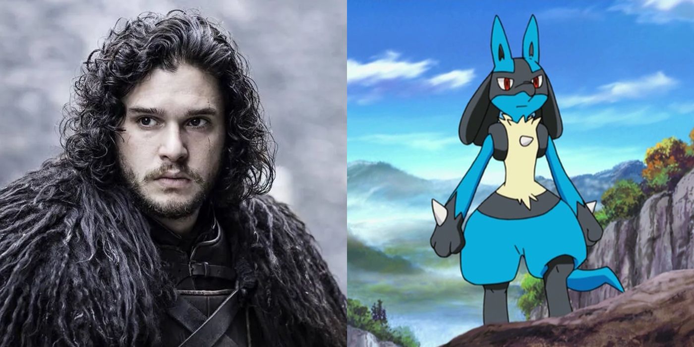 Game Of Thrones Pokemon Jon Snow Lucario