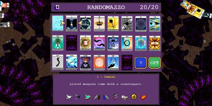 The Gemini Arcana in Vampire Survivors