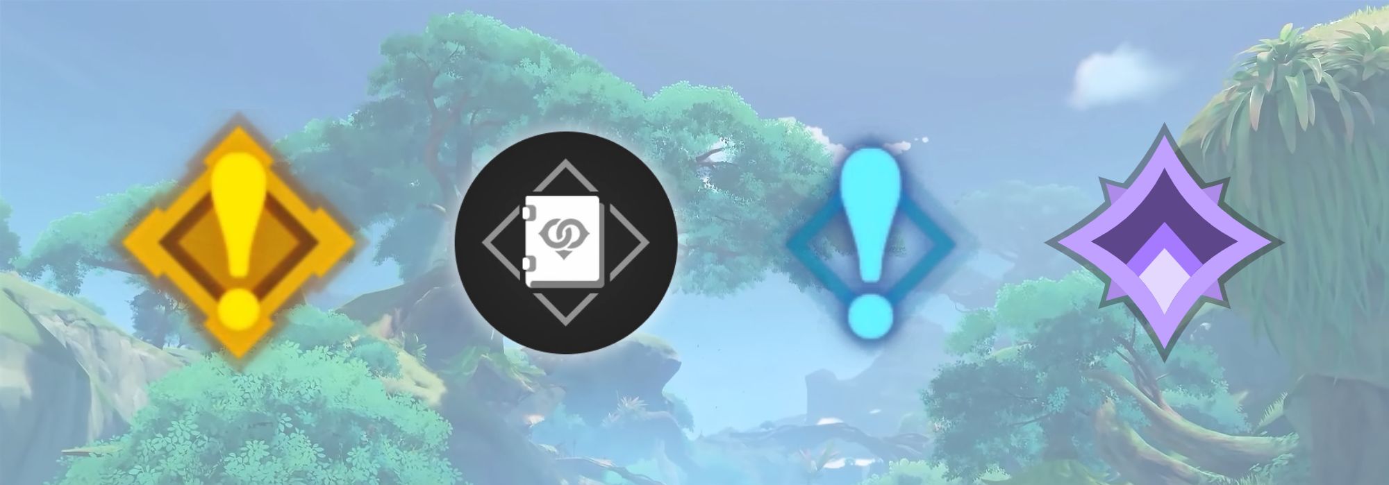 Genshin Impact Quest Symbols
