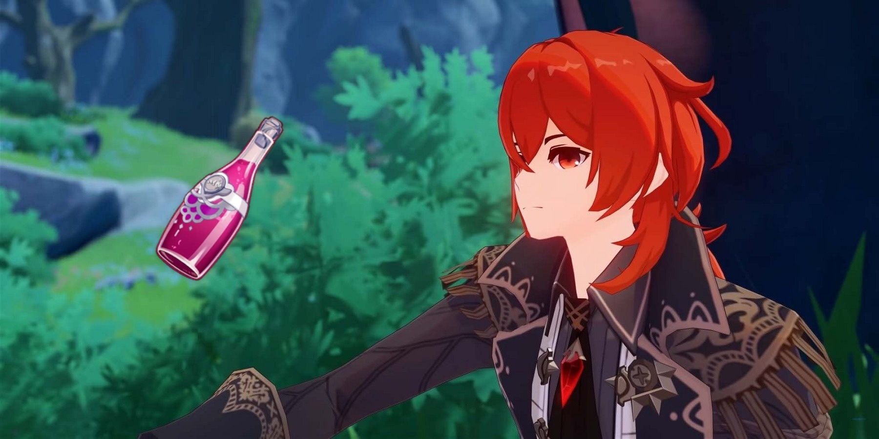 Genshin Impact Fan Gifted RealLife Dawn Winery Bottle for Birthday