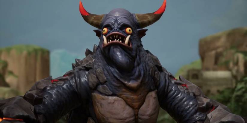 GigaBash Gorogong plays exactly how he looks