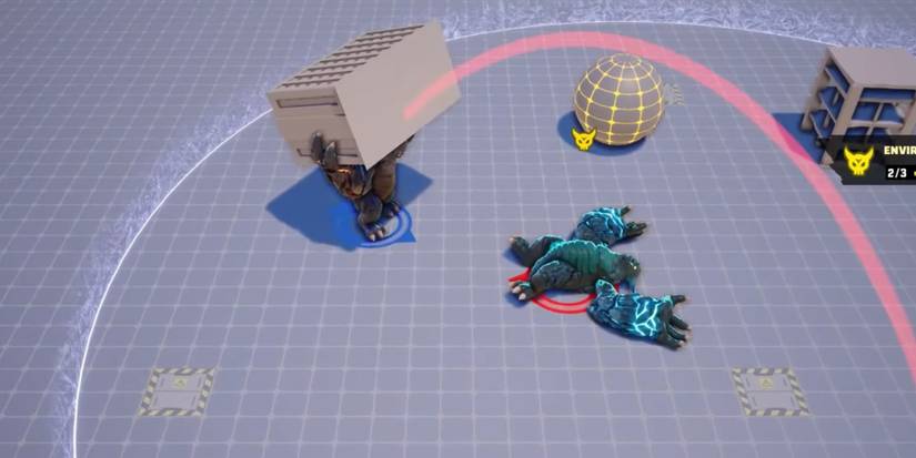 GigaBash Throw Buildings to make quick use of an improvised weapon