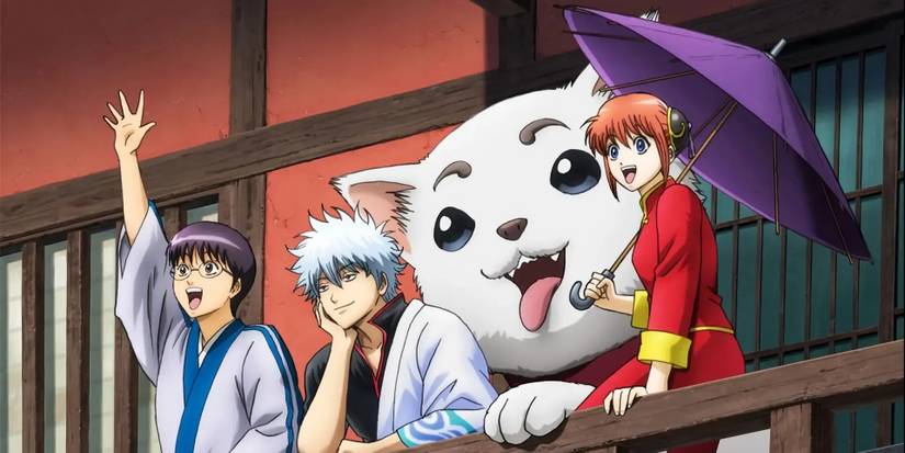 Gintama Gintoki Shinpachi and Kagura 