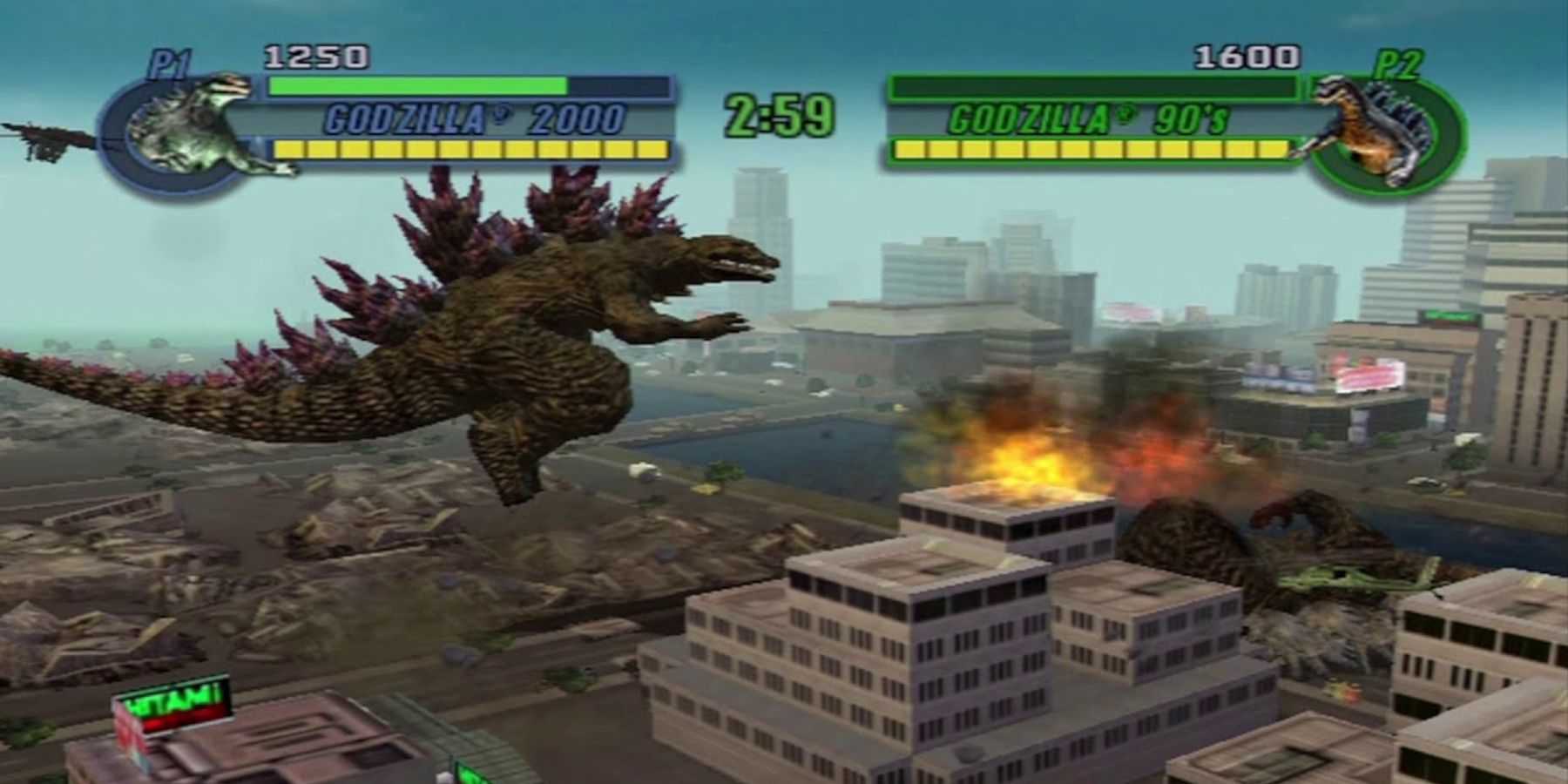 Godzilla Save the Earth Godzilla 90s v Godzilla 2000
