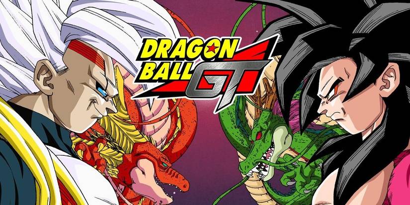 Goku and Baby Vegeta in Dragon Ball GT