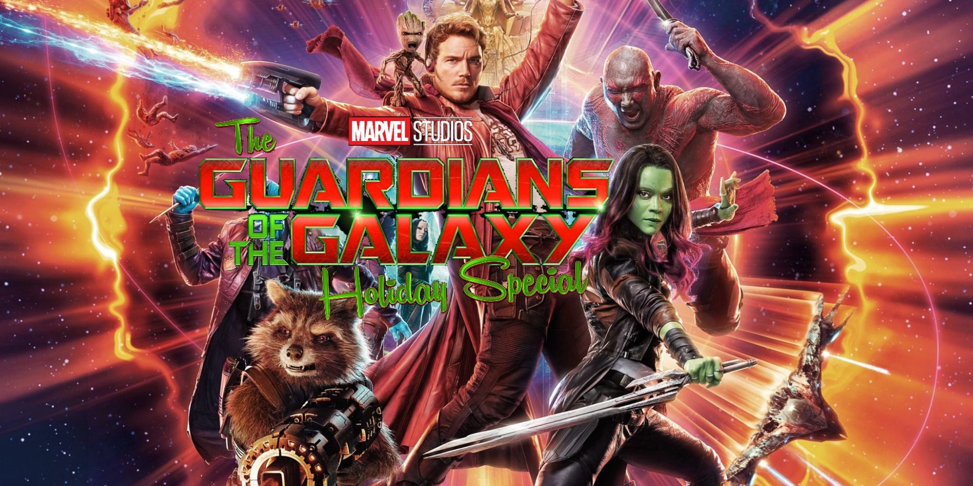 Guardians of the Galaxy poster with Holiday Special logo
