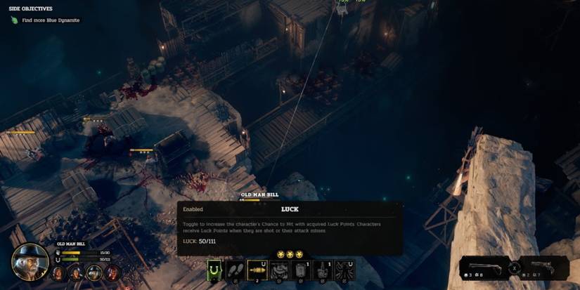 Hard West 2 Luck can make a difficult shot a guaranteed hit