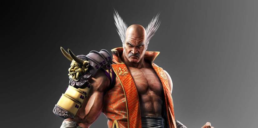 Closeup of Heihachi Mishima from Tekken 7
