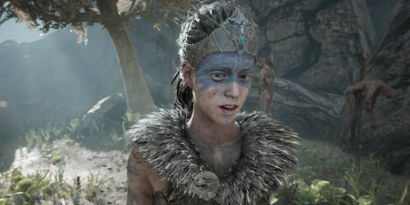 Senua in Hellblade Senua’s Sacrifice