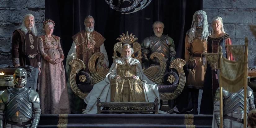 House of the Dragon House Targaryen at the Great Council HBO