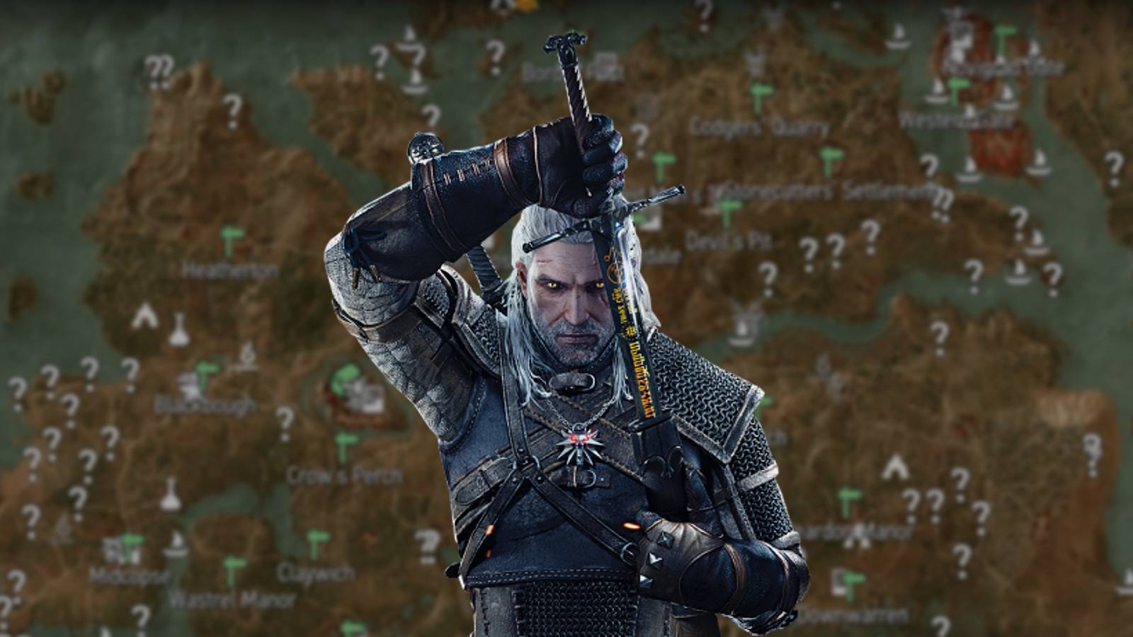 the witcher 3 wild hunt map geralt