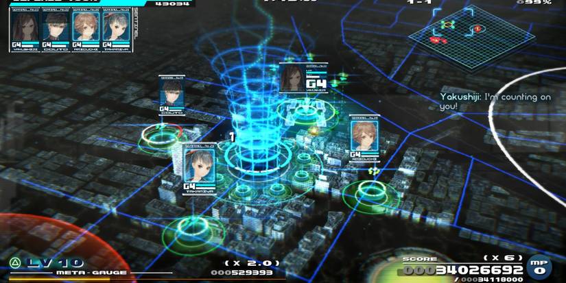 Interceptors deploying from Yakushiji