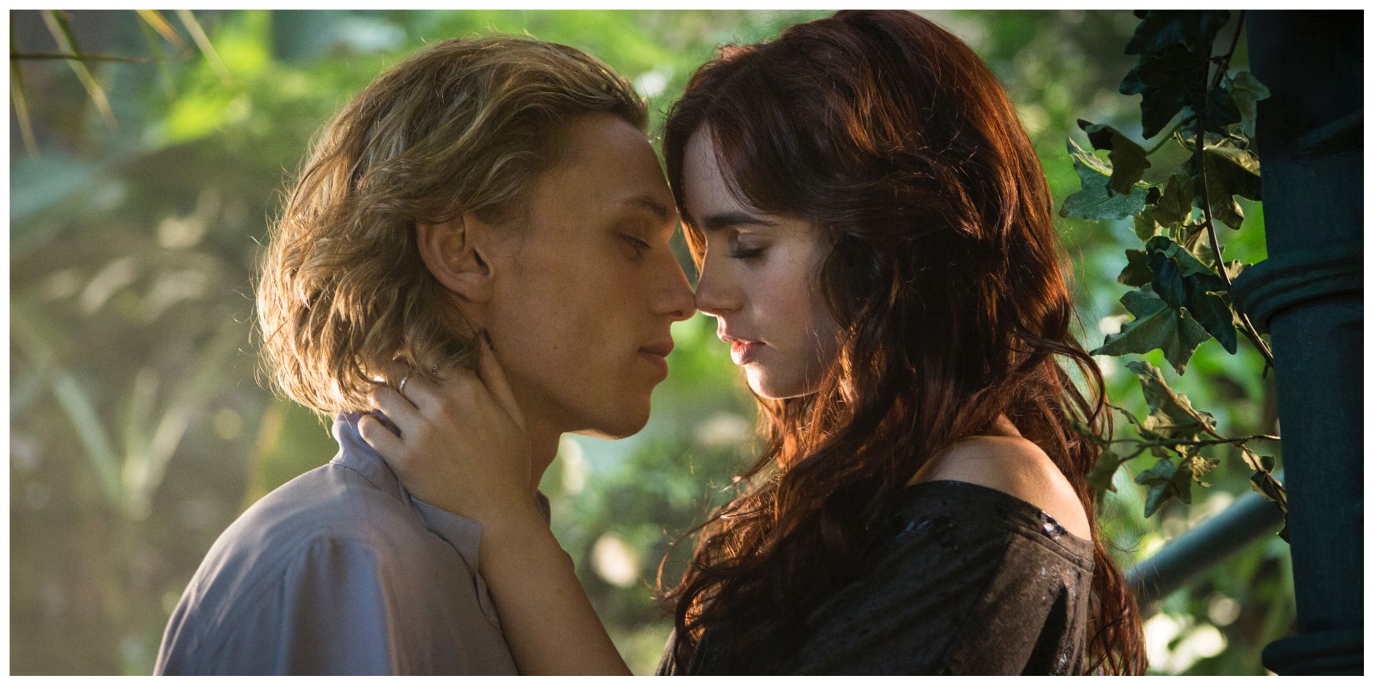 Jace played by Jamie Campbell with Lily Collins The Mortal Instruments
