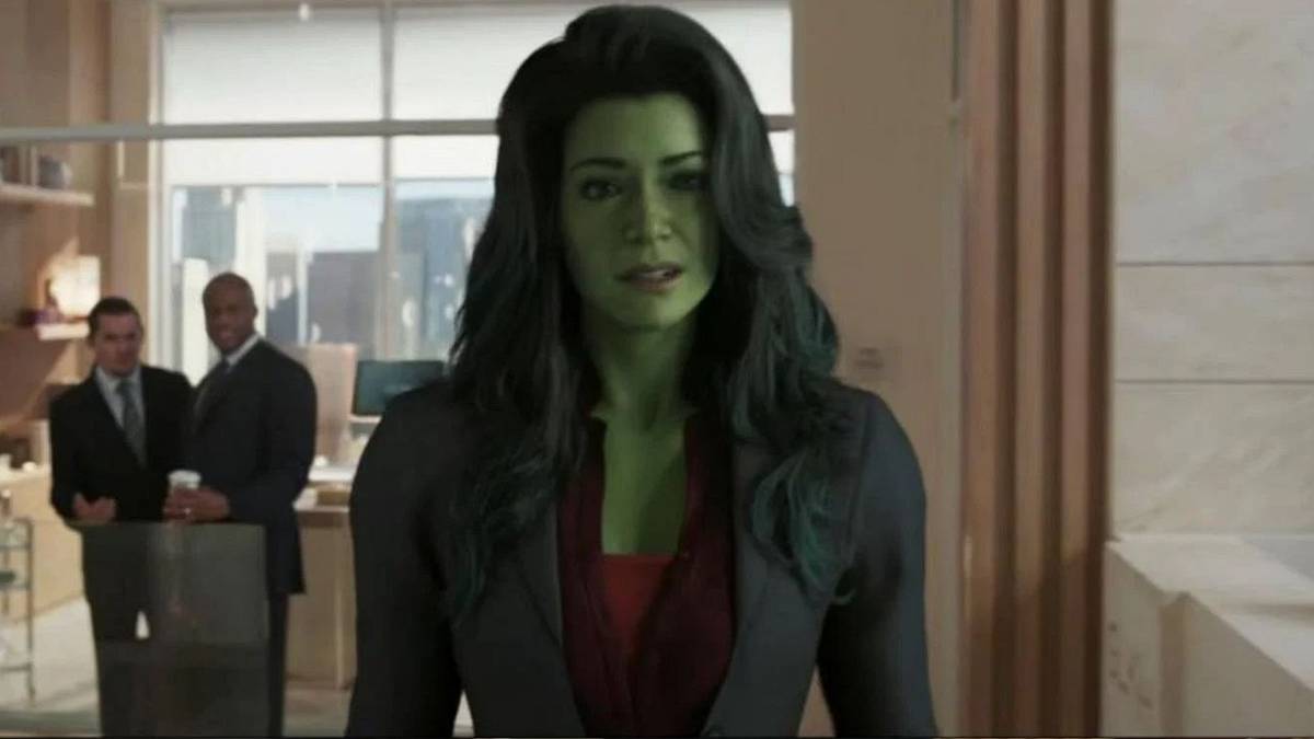 Jen arrives at her new office in She-Hulk episode 2