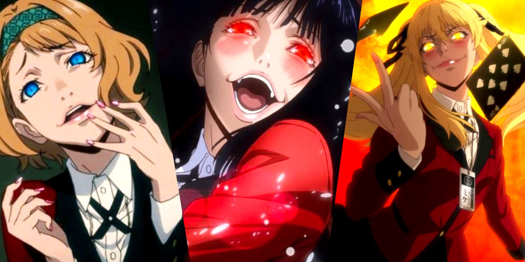 Kakegurui Compulsive Gambler, Kakegurui XX Itsuki, Yumeko and Mary, Netflix