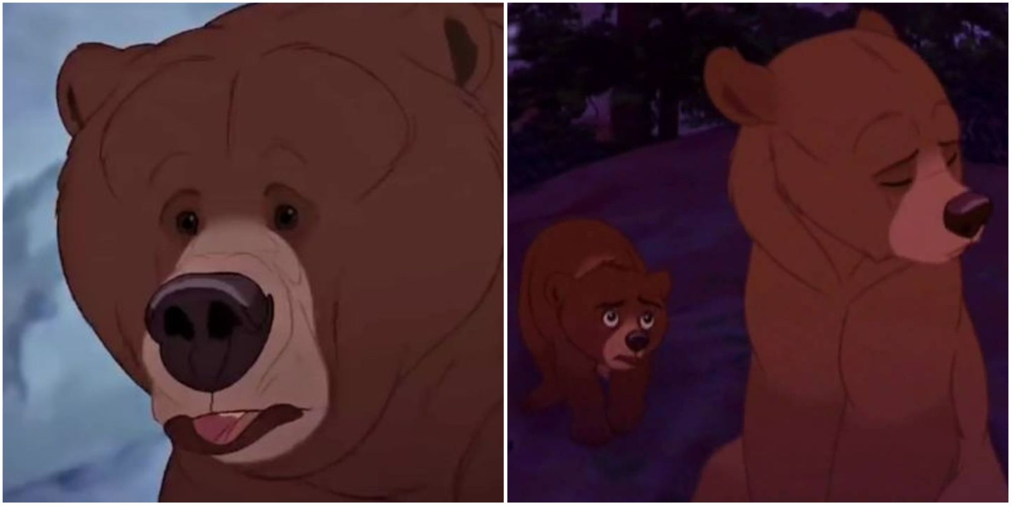 Kenai, Koda, and Koda's Mother in Brother Bear