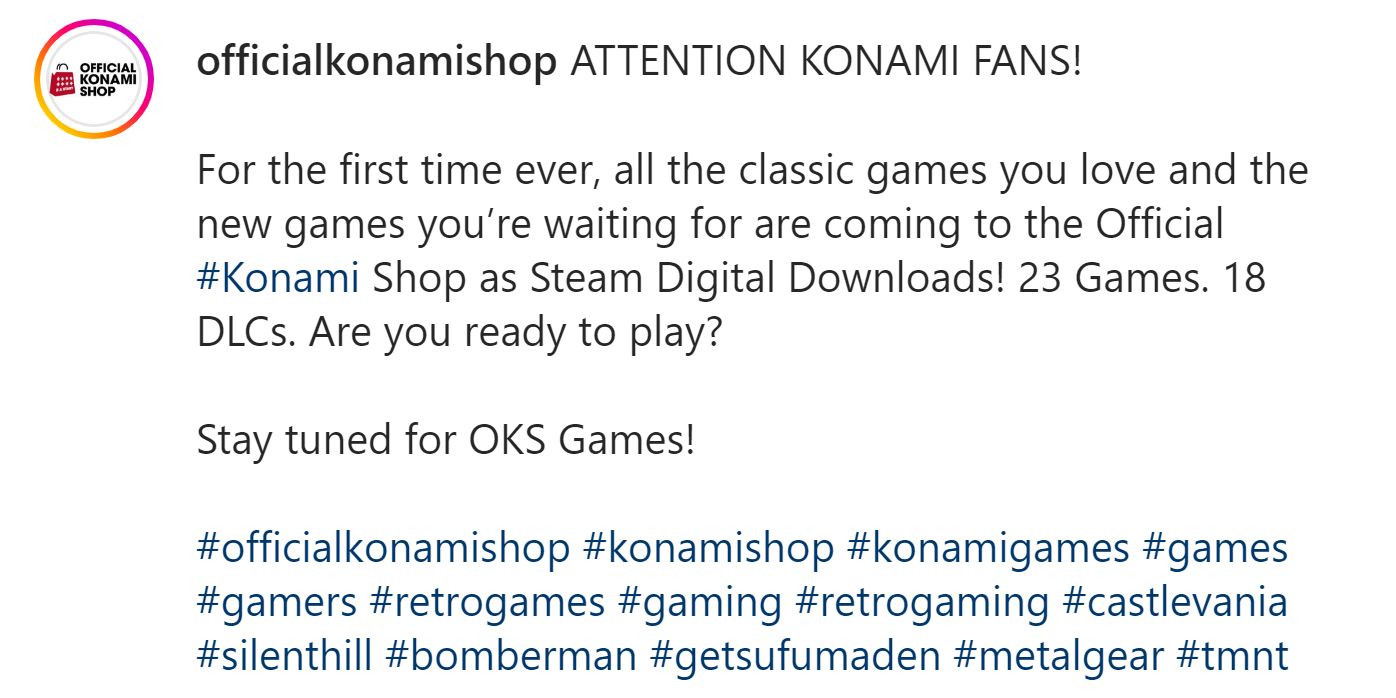 Konami steam digital download silent hill games 
