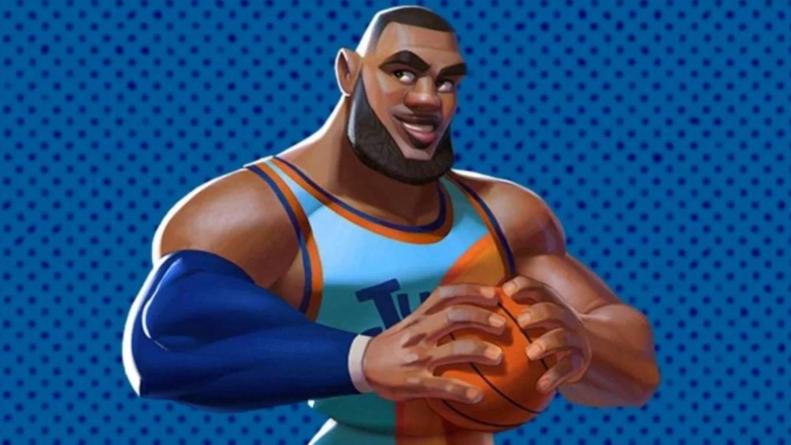 LeBron James official art for MultiVersus