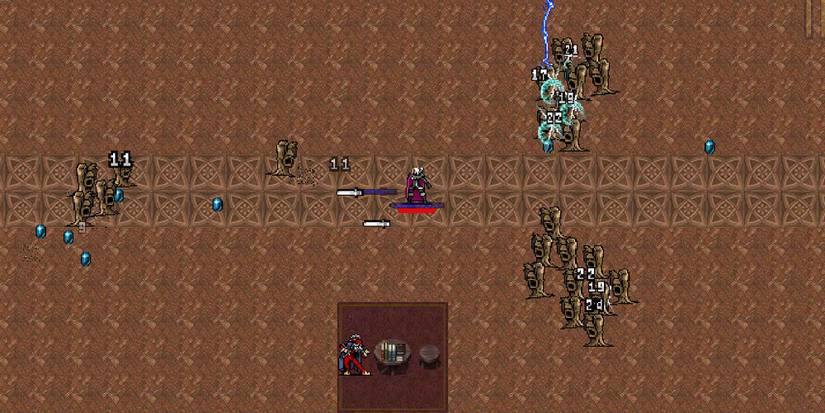 Porta in the Inlaid Library in Vampire Survivors