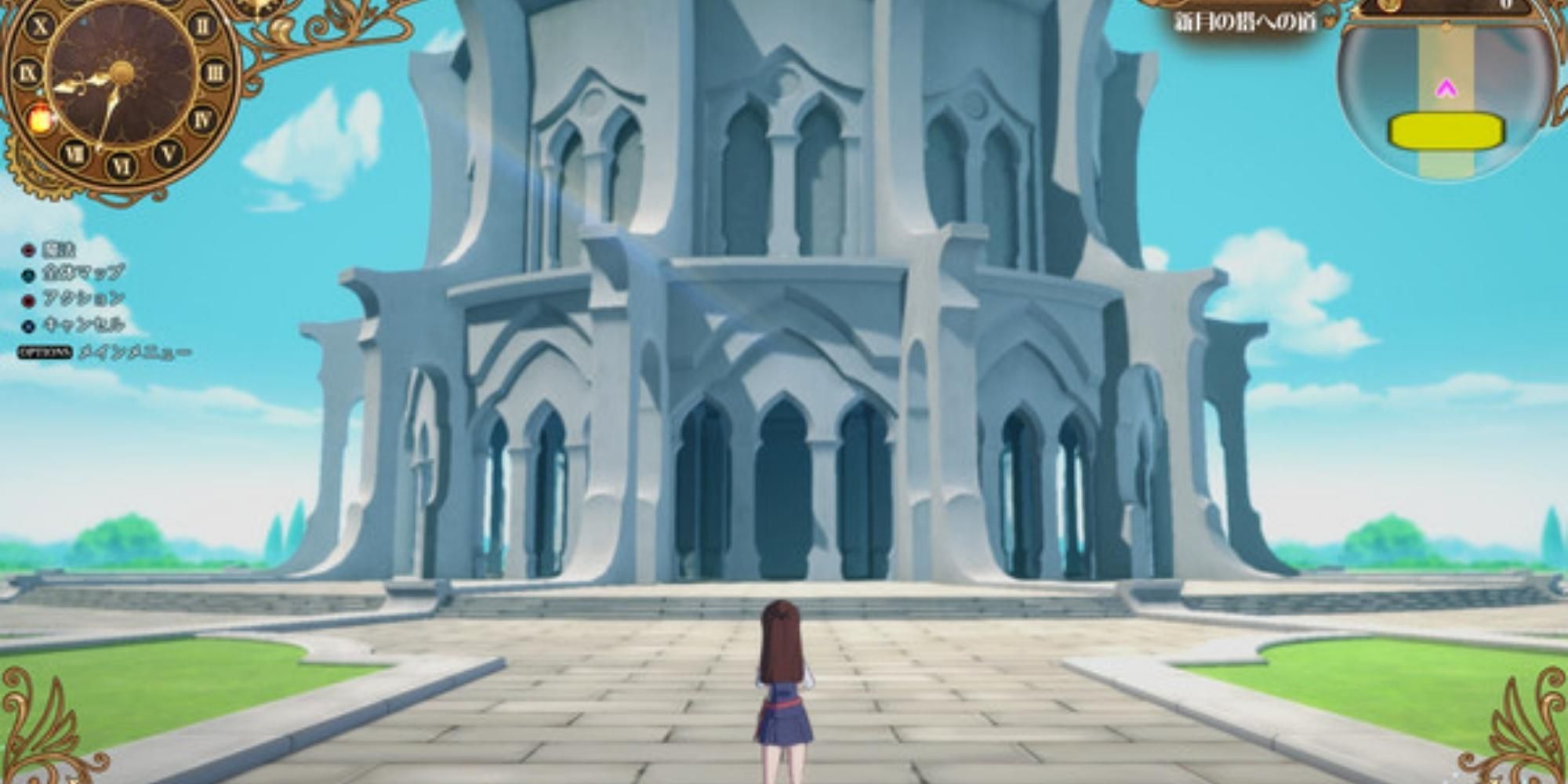 The Luna Nova Magic Academy in Little Witch Academia: Chamber of Time