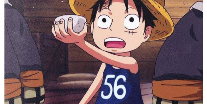 Luffy as a kid