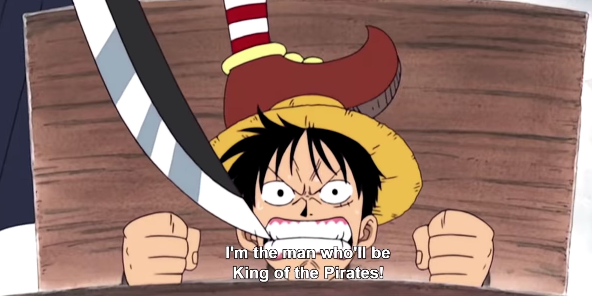 Luffy captured in Loguetown