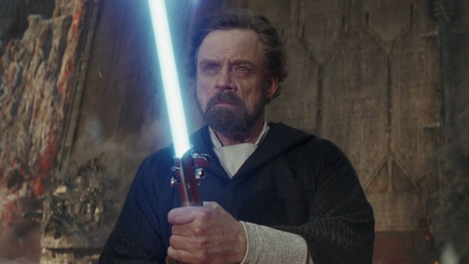 Luke Skywalker on Crait in Star Wars The Last Jedi