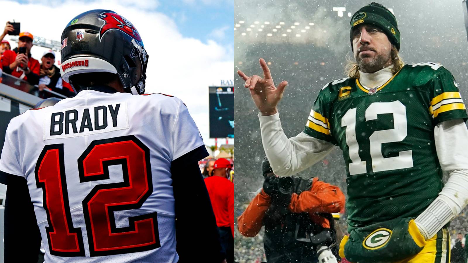 Madden NFL 23 Best QB Collage Brady And Rodgers