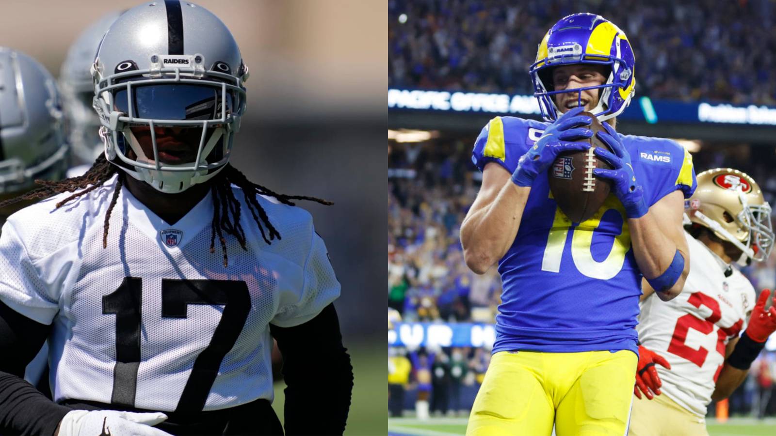 Madden NFL 23 Best RB Collage Adams And Kupp