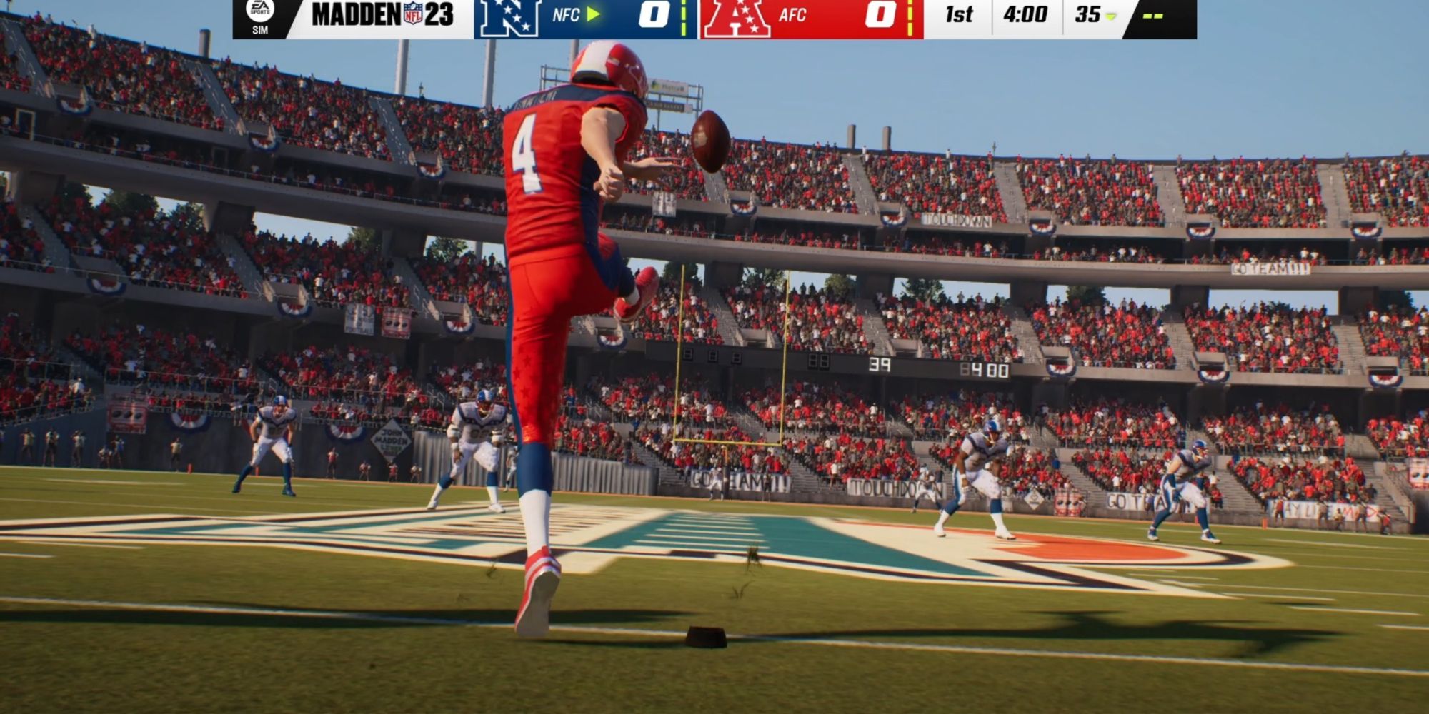 Madden NFL 23 Kicking In The AFC NFC Game