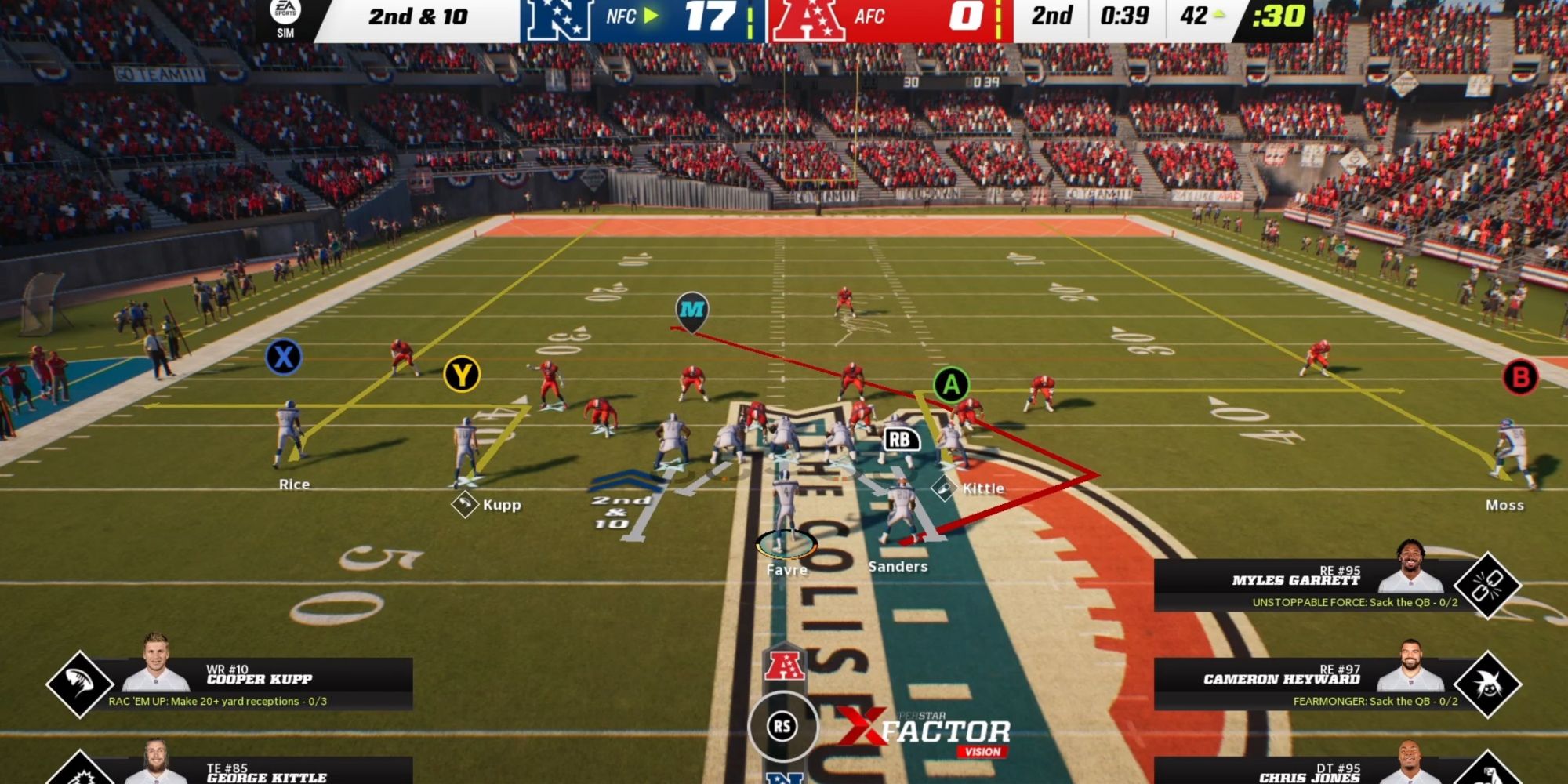 Madden NFL 23 Looking At A Defensive Alignment