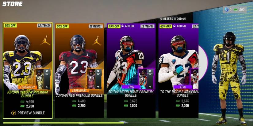 Madden NFL 23 Purchases Available In The Yard