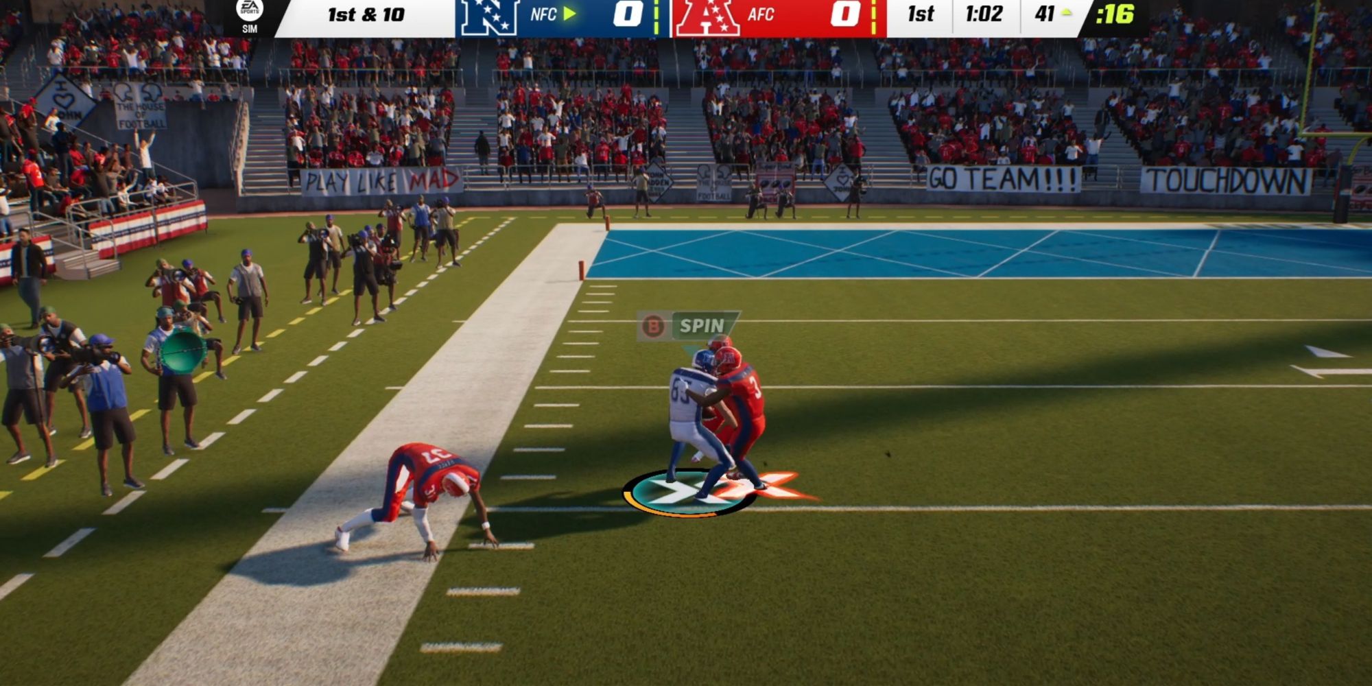 Madden NFL 23 Tackling As A Group