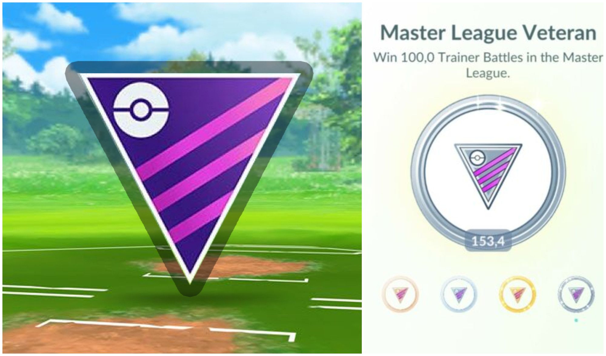 Master League Veteran medal from Pokemon GO