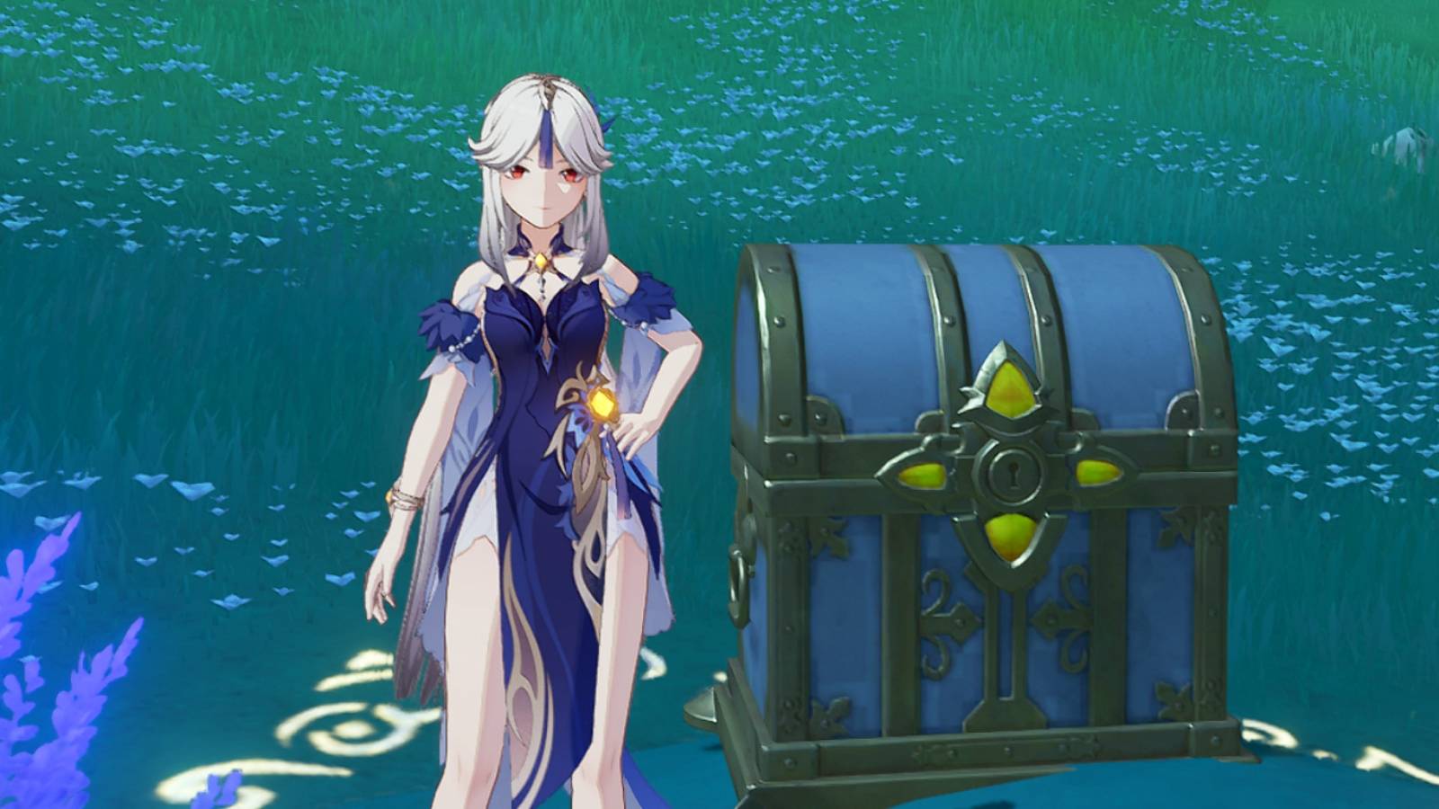 Mawyitima Drawing puzzle near Electro Regisvine Genshin