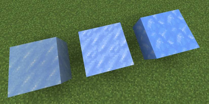 Minecraft Ice, Packed Ice, Blue Ice